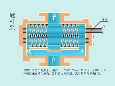 双螺杆泵工作原理动图